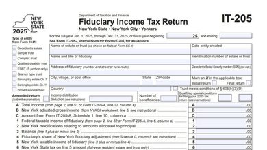 New York Form IT-205 11 New York Form IT-205