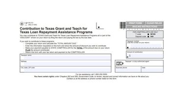 Texas Form 00-213 1 Texas Form 00-213