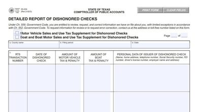 Texas Form 00-224 1 Texas Form 00-224