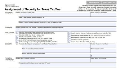 Texas Form 00-808