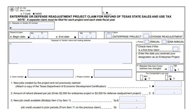 Texas Form 01-124